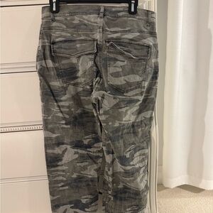 Express Gray Camouflage Joggers